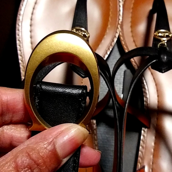Coach Belt and Sandals Combo - Picture 3 of 5
